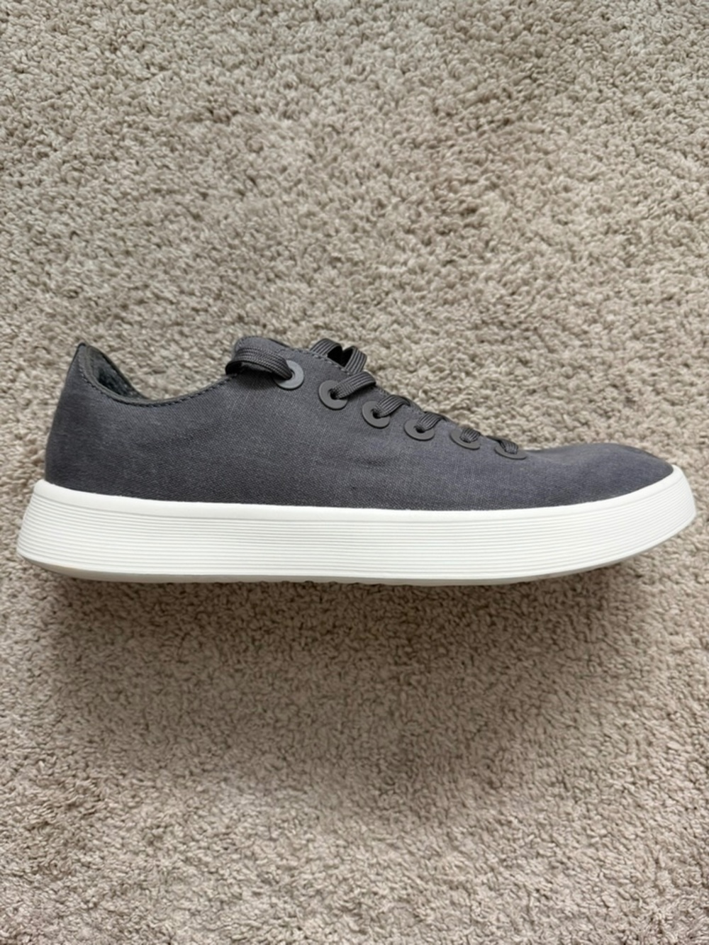Allbirds Cruiser Canvas Mens Size 13 Grey Low Top Casual Sneakers Shoes